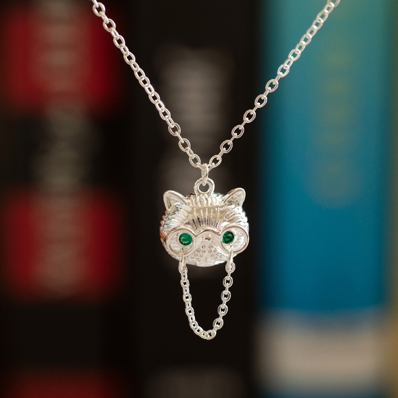 Mr. Fancy Pants Professor Cat Necklace (S925) - Picture 6 of 9